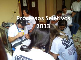 Análise técnica dos resultados dos Processos Seletivo/2013