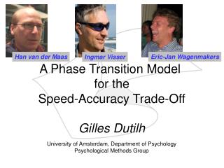 A Phase Transition Model for the Speed-Accuracy Trade-Off