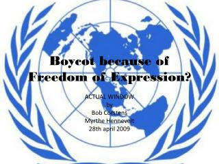 Boycot because of Freedom of Expression?