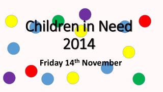 Children in Need 2014