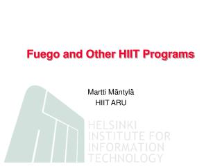 Fuego and Other HIIT Programs