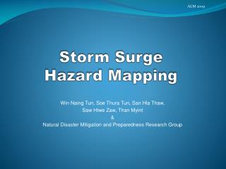 Storm Surge Hazard Mapping