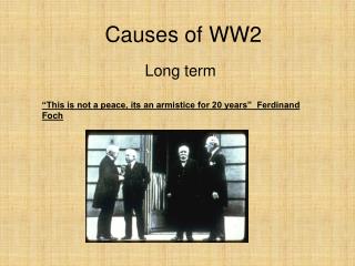 Causes of WW2