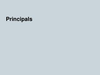 Principals