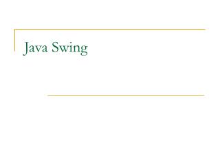 Java Swing