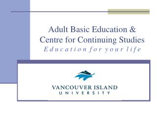 Adult Basic Education