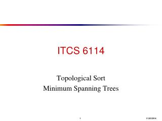 ITCS 6114