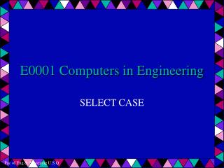 E0001 Computers in Engineering