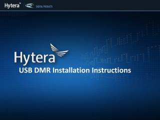 USB DMR Installation Instructions