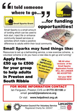 …for funding opportunities!