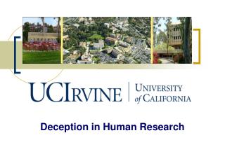 Deception in Human Research