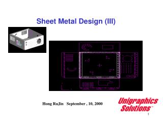 Sheet Metal Design (III)