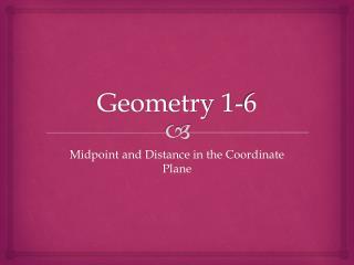 Geometry 1-6