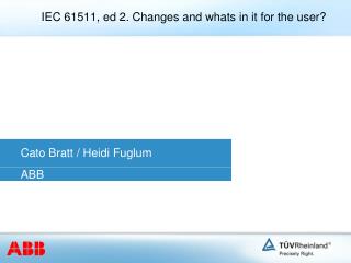 Cato Bratt / Heidi Fuglum