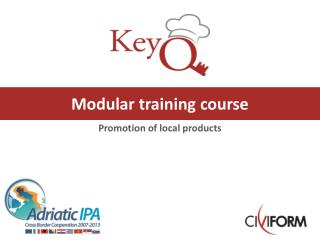 Modular training course