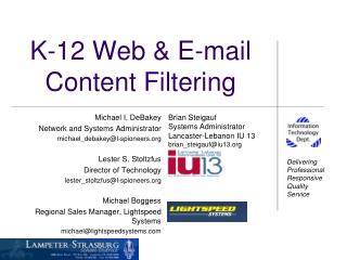 K-12 Web &amp; E-mail Content Filtering