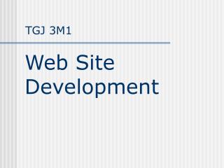 Web Site Development