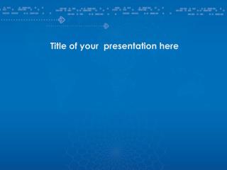 T itle of your presentation here