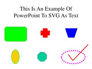 This Is An Example Of PowerPoint To SVG As Text