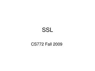 SSL