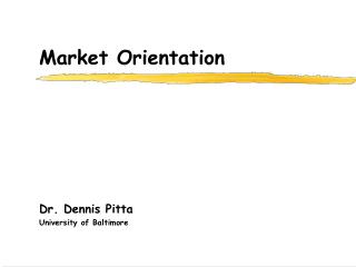 Market Orientation