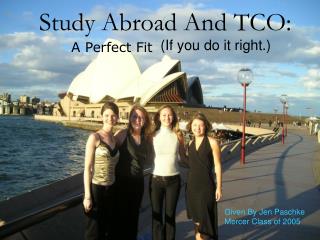Study Abroad And TCO: