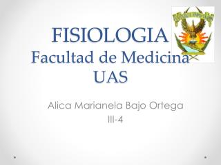 FISIOLOGIA Facultad de Medicina UAS
