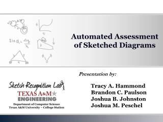 Automated Assessment of Sketched Diagrams