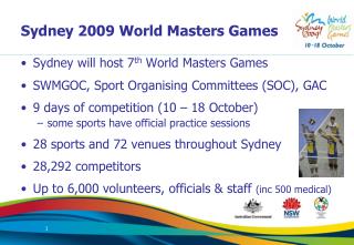 Sydney 2009 World Masters Games
