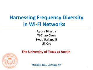 Harnessing Frequency Diversity in Wi-Fi Networks