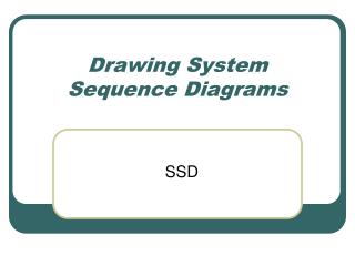 Drawing System Sequence Diagrams