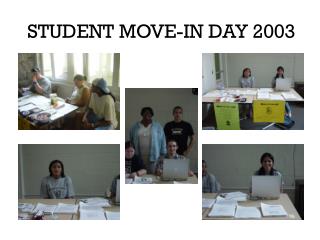 STUDENT MOVE-IN DAY 2003