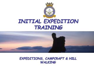 INITIAL EXPEDITION TRAINING