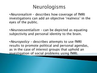 Neurologisms