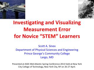 Investigating and Visualizing Measurement Error for Novice “STEM” Learners