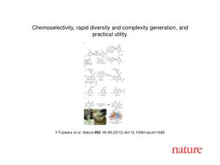 Y Fujiwara et al. Nature 492 , 95-99 (2012) doi:10.1038/nature 11680