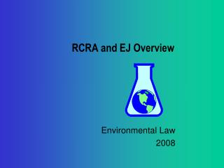 RCRA and EJ Overview