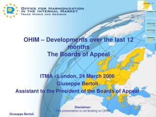 OHIM – Developments over the last 12 months The Boards of Appeal