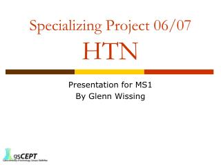 Specializing Project 06/07 HTN