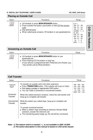 Placing an Outside Call