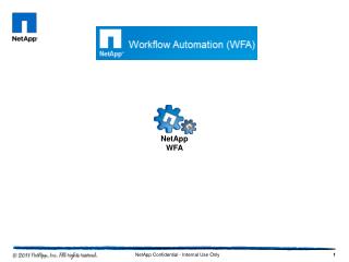 NetApp WFA