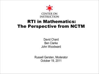 Question 1: Are you familiar with the NCTM policy on Interventions?