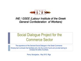 Social Dialogue Project for the Commerce Sector