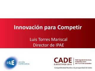 Innovación para Competir