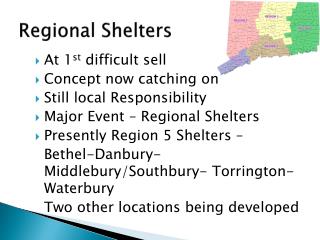 Regional Shelters