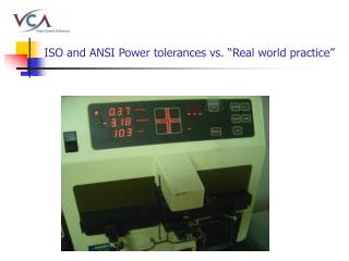 ISO and ANSI Power tolerances vs. “Real world practice”