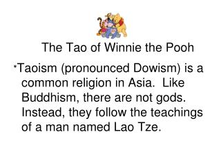 The Tao of Winnie the Pooh