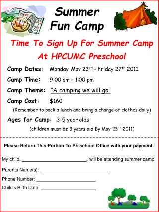 Summer Fun Camp