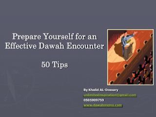 Prepare Yourself for an Effective Dawah Encounter 50 Tips