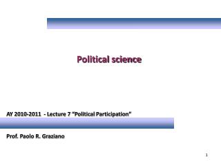 Political science